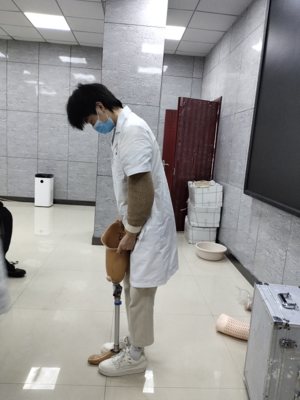 禹會區精準開展殘疾人假肢、矯形器裝配服務